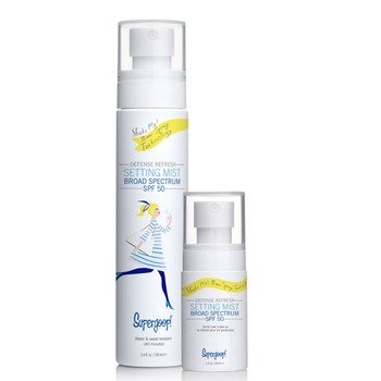 Ecomm: Nordstrom Anniversary Sale Beauty Deals, Defense Refresh Setting Mist SPF 50 Home & Away Duo